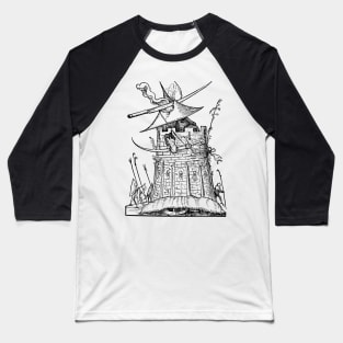 Grotesque #39 The Drolatic Dreams of Pantagruel (1565) Baseball T-Shirt